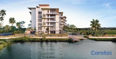 Venta de apartamento con vista al lago en Cap Cana