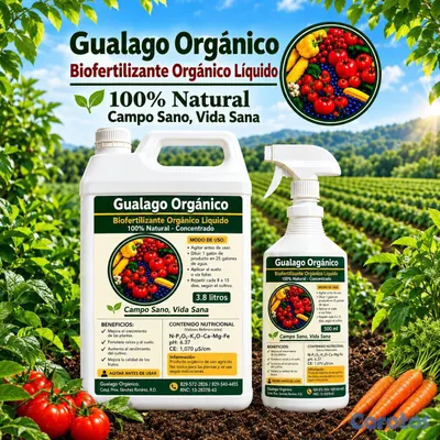 herramientas, jardines y exterior - Fertilizantes Orgánico liquido a campo abierto y I 4