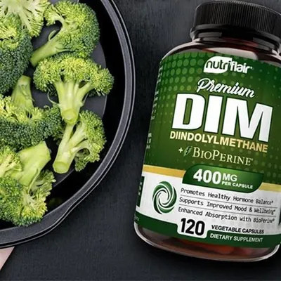Salud y Equipamiento Médico - Suplemento Nutriflair Dim 400 Mg Con Bioperina, 120 Capsulas 3