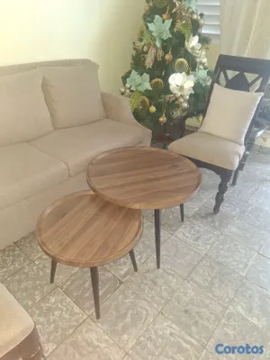 muebles y colchones - Juego de dos mesas de centro  3