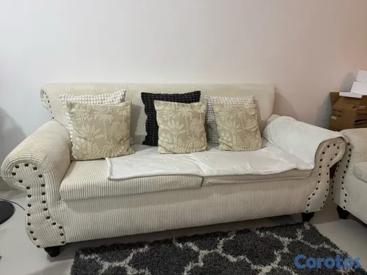muebles y colchones - Set de Mueble cremita 4