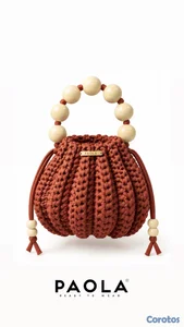 Cartera Tejida a mano 