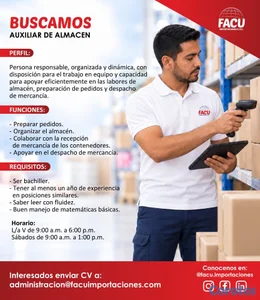 AUXILIAR DE ALMACEN