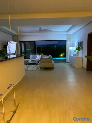 casas vacacionales y villas - Villa amueblada en renta en Punta Cana Village  4