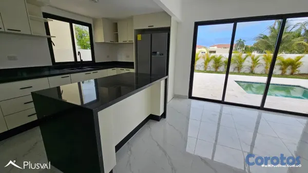 casas vacacionales y villas - Village Pacific Home Punta Cana | Villas de 3 Habitaciones con Patio y Entrega 5
