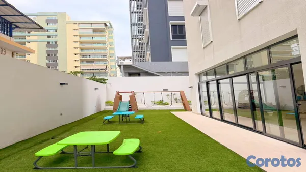 apartamentos - Apto en alquiler amueblado de 1 habitación en Naco 9