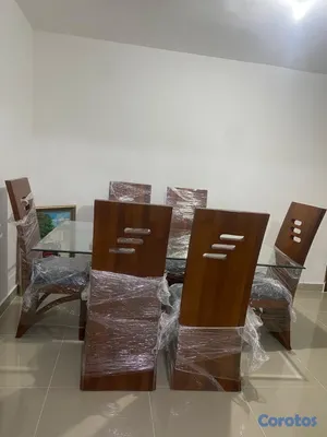 muebles y colchones - vendo comedor de 6 sillas en caoba 3