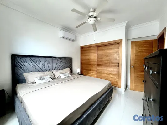 apartamentos - Alquiler Amueblado de Tres Habitaciones en Evaristo Morales 9