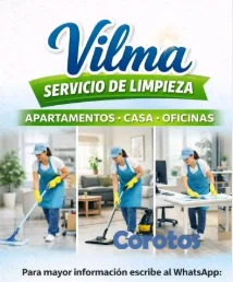 vilma servicio de limpieza de apartamento, casa y oficinay también envip