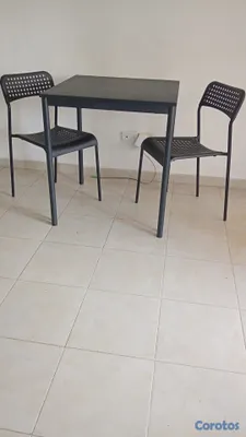 muebles y colchones - COMEDOR NUEVO DOS SILLAS Y MESA  3