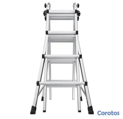 herramientas, jardines y exterior - Escalera de aluminio m17  2