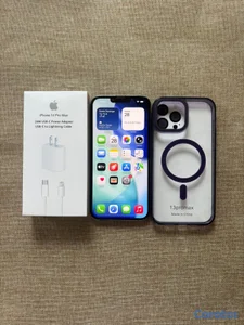 iphone 13 pro max blue sierra 128 GB desbloqueado.