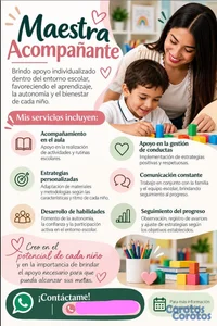 🌷 SERVICIO DE MAESTRA ACOMPAÑANTE 🌷