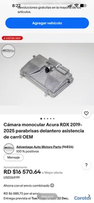 accesorios para vehiculos - Honda crv cámara de carrile  2019 2
