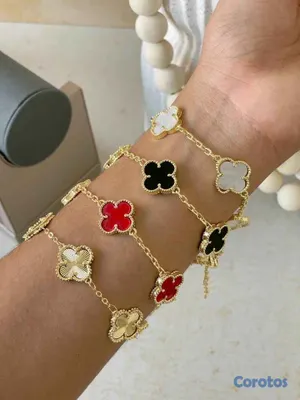 joyas, relojes y accesorios - Pulseras Trebol disponibles  2