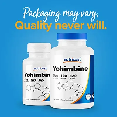 Salud y Equipamiento Médico - Nutricost Hcl 5 Mg, 120 Capsulas Yohimbina Fuerza Extra 4