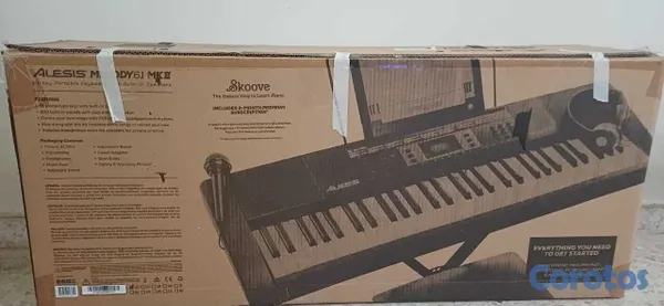instrumentos musicales - Organeta Alesis Melody 61 MKII Completa, excelente 2