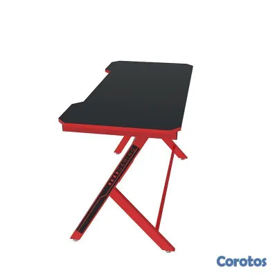 muebles y colchones - Escritorio Gamer con Amplio Espacio de Trabajo y v 2