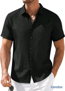🌴🔥 ¡CAMISA HAWAIANA PARA HOMBRE! | Manga Corta | Botones | Cuello Clásico 🏖️
