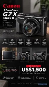 Canon Powershot G7X Mark II