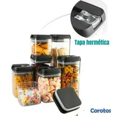 cocina - CONTENEDOR DE ALIMENTOS 7 PIEZAS 2