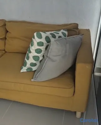 muebles y colchones - Sofá 2-3 plazas estilo nórdico como nuevo San Cris 3
