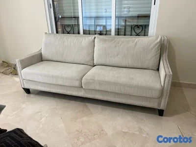 Sofa de 3 plazas tela
