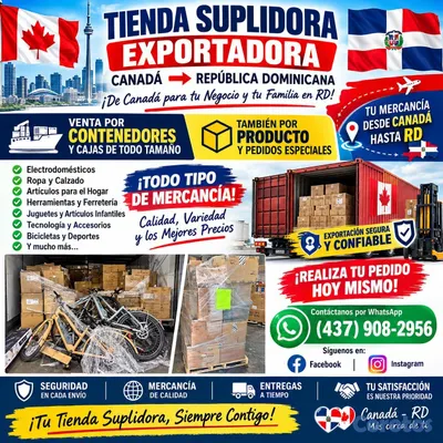 servicios profesionales - RIGO X CAJA 🇨🇦 → 🇩🇴 Somos tu proveedor directo des 2