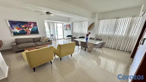 apartamentos - Apartamento Amueblado en Bella Vista Sur 3