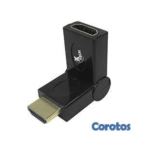 computadoras y laptops - ADAPTADOR DE HDMI MACHO A HDMI HEMBRA AJUSTABLE 1080P. (XTC-347) 2