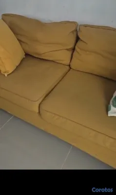 muebles y colchones - Sofá 2-3 plazas estilo nórdico como nuevo San Cris 2