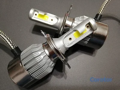 Luces LED PLOG H4 Blancas de 100 Watts ALTA y BAJA