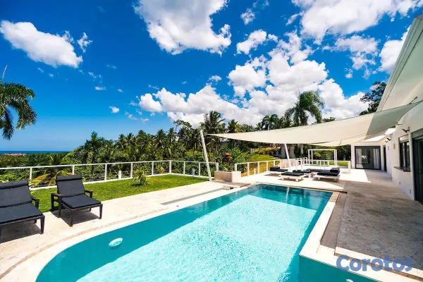 casas vacacionales y villas - Beautiful villa with ocean view in Las Terrenas Samana. 3
