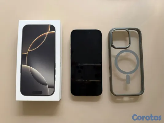 celulares y tabletas - iPhone 16 pro 128 GB Bateria 91% RD$36,000 negocia 5