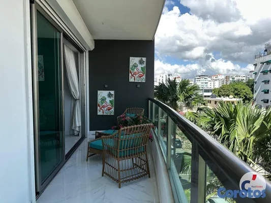 apartamentos - Alquilo apartamento completamente amueblado con do 6