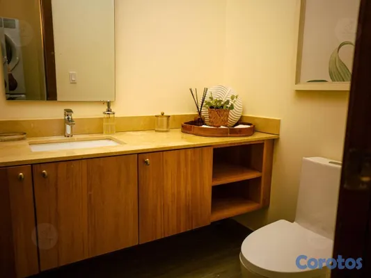 casas vacacionales y villas - Green Village, Cap Cana: villa amueblada con jacuzzi y jardín 10