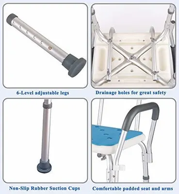 Salud y Equipamiento Médico - Silla De Ducha Medokare Para Personas Mayores 4