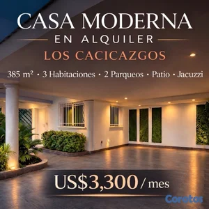casa Casicasgos de tres habitaciones con fardim
