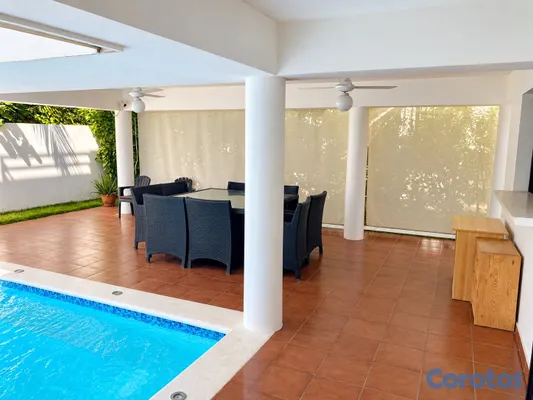 casas - Villa de 4 habitaciones con piscina en Las Ballenas 7