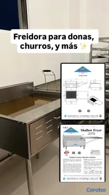 equipos profesionales - Freidora para donas, churros y más.  3
