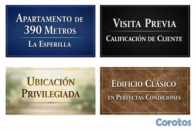 Apartamento Clásico en Venta o Renta – La Esperill