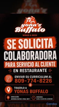 empleos disponibles - se solicita personal para servicio al Cliente en Restaurante 