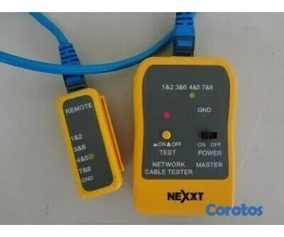 computadoras y laptops - PROBADOR DE CABLES NEXXT PARA REDES P/CONECTORES RJ45, RJ11, Y RJ12 2