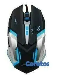 computadoras y laptops - MOUSE ÓPTICO PARA JUGADORES, MOUSE GAMING BRAVE
UNNO  MS6610BK 3
