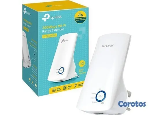 otros electronicos - REPETIDOR TP-LINK TL-WA850RE, 2.4GHZ/300MBPS, 1 PUERTO LAN, 802.11B/G/N, WPS 2