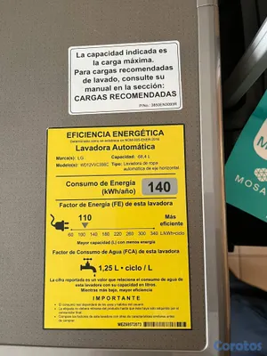 electrodomesticos - Lavadora Secadora Inverter LG con Vapor 3