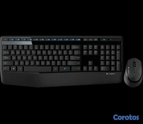 computadoras y laptops - TECLADO MOUSE LOGITECH MK345 USB WIRELESS RECEIVER 2.4GHZ WIRELESS, INGLES, 10M  2