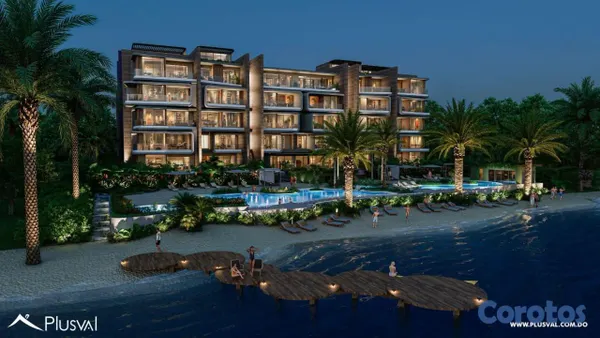 apartamentos - Elegante Apartamento de 2H + Servicio en Cap Cana con Vista al Lago. Moari by 10