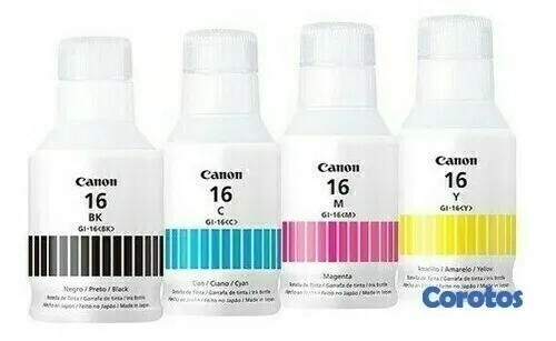 impresoras y scanners - BOTELLA DE TINTA CANON GI-16  EN TODOS LOS COLORES  2
