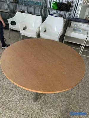 muebles y colchones - mesa redonda de 4-6 personas sin sillas 2